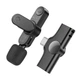 Мікрофон-петличка BOROFONE BFK12 Trophy lavalier бездротовий цифровий мікрофон Type-C Black (6941991106392) - зображення 2
