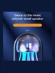 Беспроводная портативная bluetooth колонка медуза с подсветкой, Колонка светильник с часами - изображение 3