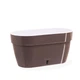 Горщик з автополивом Santino ASTI Window box 5,2 л шаде-білий (AST300SHD/WHT) - зображення 1