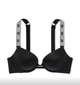 Бюстгальтер зі стразами Victoria's Secret SHINE STRAP BOMBSHELL PUSH-UP BRA LOGO VS 36C (80C) Чорний - зображення 3