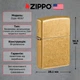 Запальничка Zippo Regular Street Brass 48267 - зображення 2