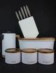 Набір для зберігання Husla Hygge White 9х13х13 см (73941) - зображення 12