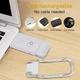 Светодиодный USB светильник лампа зажим для чтения книг c аккумулятором 3 режимами яркости Book Lamp 516 Белый - изображение 6