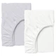 Простынь на резинке Cosas WHITE / GREY Ранфорс 180х200х30 2 шт (2200000048288) - изображение 1