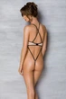 Звабливе жіноче боді кремового кольору CHIKA BODY Passion, розмір XXL/XXXL - зображення 7