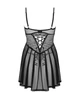 Пеньюар та трусики Obsessive Chemeris babydoll & thong XS/S - зображення 4