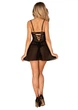 Пеньюар та трусики Obsessive Chemeris babydoll & thong XS/S - зображення 6