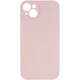 Чохол Fiji Style для Apple Iphone 15 силікон бампер із захистом блоку камер світло-рожевий - зображення 1