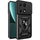 Чехол Fiji Camera Defence для Xiaomi Redmi Note 13 Pro бампер с защитой камеры и подставкой Black - изображение 1