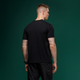 Футболка Basic Military T-Shirt с авторским принтом NAME. Черная. Размер S - изображение 4