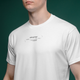 Футболка Basic Military T-Shirt з авторським принтом NAME. Біла. Розмір M - зображення 3