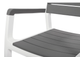 Стілець пластиковий садовий Keter Harmony Armchair 236052 сірий/білий - зображення 5