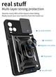 Чехол Camshield c кольцом-подставкой на Vivo Y33S (green) - изображение 2