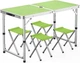 Стол раскладной для пикника Folding Table + 4 стула, портативный, регулируемая высота (CHB-3001) - изображение 7
