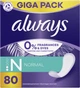 Упаковка Ежедневных прокладок Always Daily Fresh Normal Без запаха 80 шт + 80 шт (8700216461719_1) - изображение 3