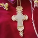 Наградный крест для батюшки с синими камнями 15cm - изображение 4