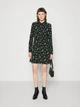 Платье-рубашка короткое осеннее женское Calvin Klein 241116475 XS Черное (1159804935) - изображение 2