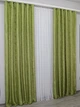 Комплект готовых штор VR-Textil Жаккард Мрамор Al1 № 441ш Оливковый 150х290 см 2 шт (30-181) - изображение 5