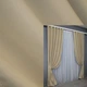 Комплект готовых штор VR-Textil Блэкаут Midnight № 1222ш Кремовый 150х290 см 2 шт (33-0058) - изображение 1