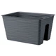 Горшок для поручней Form-Plastic Sahara-27 8,35 л антрацит (4450-014) - изображение 1