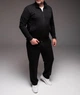 Спортивний костюм чоловічий БАТАЛ чорний Casual Big Size 2240 чор 6XL - зображення 2