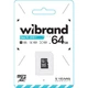Карта памяти microSDXC, 64Gb, Class10 uhs-1, Wibrand, без адаптера (wicdxu1/64gb) - изображение 2