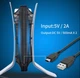 Зарядка для PlayStation 5 PS 5 DualSense на 2 геймпада с LED подсветкой Белый - изображение 5