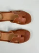 Босоніжки жіночі ShoesBand Руді натуральна шкіра 37 (24 см) (S39061-1) - зображення 7