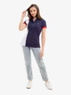 Поло женское U.S. Polo Assn 12425-ZH00A XS Синее (786660335774) - изображение 3
