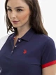 Поло женское U.S. Polo Assn 12425-ZH00A XS Синее (786660335774) - изображение 5