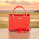 Сумка каркасная женская из экокожи коралловая Betty Pretty 797NZ1593 - изображение 1