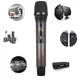 Бездротові мікрофони 4 штуки з радіосистемою SuKam UHF.SM400.4HH для караоке, заходів - зображення 4