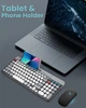 Компьютерная мышь и клавиатура комплект беспроводной Sky S806 Bluetooth 5.0 и 2.4G с подставкой для телефона - изображение 5