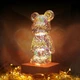 3D лампа нічник у вигляді ведмедика з ефектом феєрверк в RGB (7 кольорів), з можливістю підключення через USB. - зображення 10