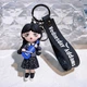 Брелок Венздей Аддамс Wednesday Addams с виолончелью фигурка игрушка для ключей, рюкзака, сумки 8 см - изображение 4