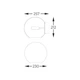 Бра, настенный светильник Zuma Line W0428-01D-F4AC Enceladus Led 1x5W 3000K 1500Lm IP20 - изображение 2