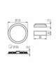 Точковий світильник Kanlux 33562 Rounda LED 1x6W 3000K 270Lm IP44 - зображення 3
