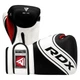 Боксерські рукавиці RDX 4B Robo Kids White/Black 6 унцій + Капа у подарунок - изображение 3