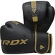 Боксерські рукавиці тренувальні RDX F6 Kara Matte Golden 10 унцій - изображение 3