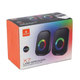 Чорні комп'ютерні колонки Kisonli X7 із підсвічуванням RGB Colorful Light. - зображення 3