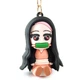 Брелок Клинок рассекающий демонов Незуко Камадо Kamado Nezuko Kimetsu no Yaiba на рюкзак, ключи 6 см - изображение 6
