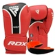 Боксерські рукавиці RDX AURA PLUS T-17 Red/Black 10 унцій + Капа у подарунок - изображение 1