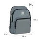 Рюкзак для міста Kite teens K24-2589S-2 31.5x24x12 см сірий - зображення 2