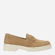 Loafersy damskie skórzane Remonte remd1h01-60 40 Ciemnobeżowe (4061811822393) - obraz 1