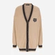 Кардиган с примесью шерсти вязаный женский Armani Exchange 404745674 L Коричневый (1159805455) - изображение 10