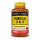 Жирные кислоты Mason Natural Тройная Омега 3-6-9 1200 мг масло рыбы льна и огуречника Omega 3-6-9 1200 mg Fish Flax & Borage Oils 60 гелевых капсул - изображение 1
