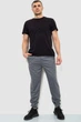 Спорт штани чоловічі двонитка, колір сірий, 244R41298, 4XL - зображення 2