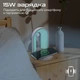 Ночник Promate Globe-Qi с беспроводной зарядкой и Bluetooth колонкой LED White (globe-qi) - изображение 2