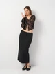 Топ жіночий H&M 1095318_коло XS Чорний (KZ2000001504567_KAY2000001504567) - зображення 3