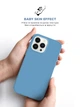 Силиконовый чехол для Apple iPhone 15 Pro Max, ICON2 Case, Голубой, противоударный, панель, защита всего корпуса, матовая поверхность Soft Touch, выступает над дисплеем, совместим с защитными стеклами и пленками, с микрофиброй - изображение 8
